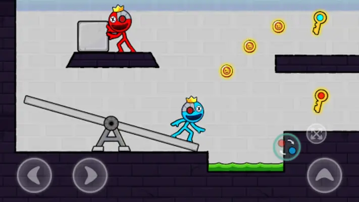 Red Blue Stick Rainbow Master android App screenshot 22