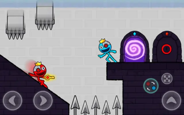 Red Blue Stick Rainbow Master android App screenshot 5