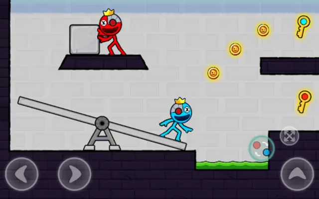 Red Blue Stick Rainbow Master android App screenshot 6